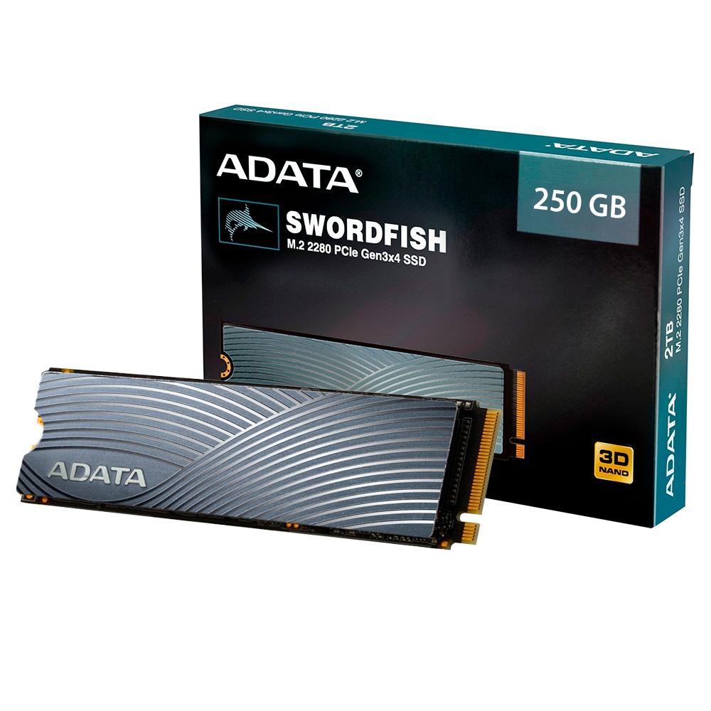 حافظه SSD ای دیتا 250 گیگابایت ADATA SWORDFISH M.2 2280 NVMe